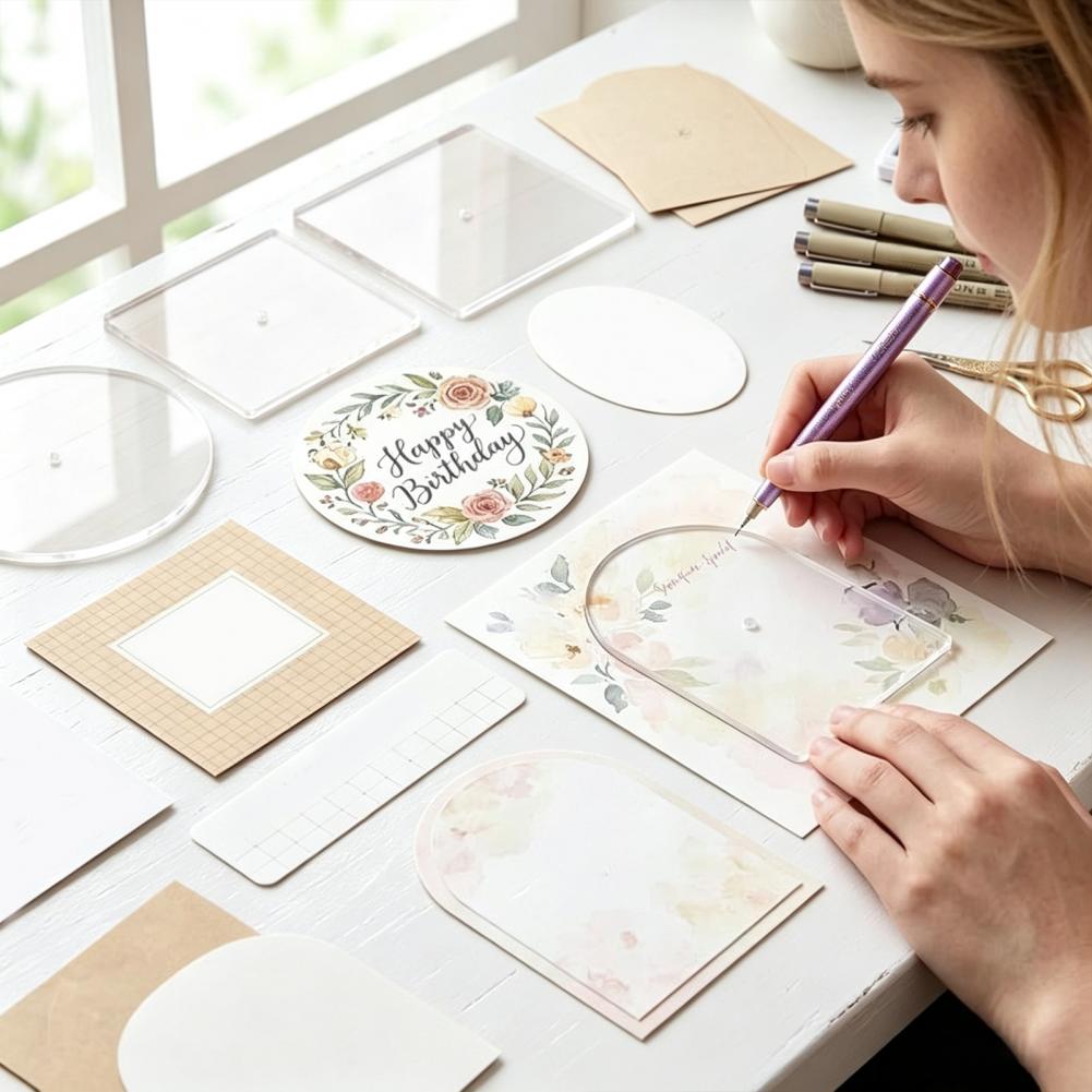5PCS Embroidery Acrylic Templa - Embroidery Craft review and price