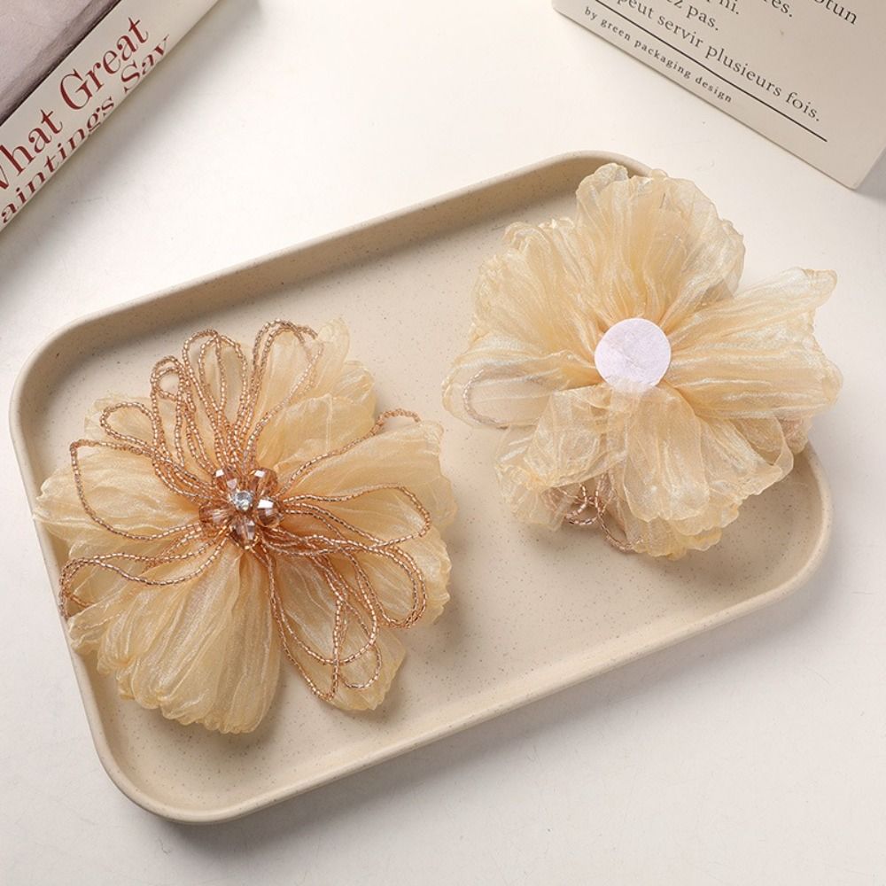 Organza Fabric Flower Patch Cr - Crystal Mesh Fabric review and price