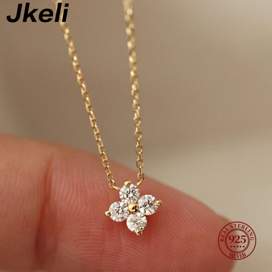 Jkeli 925 Sterling Silver Plat - Pearl Trim Chain review and price