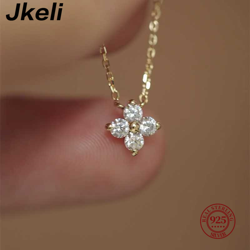 Jkeli 925 Sterling Silver Plat - Pearl Trim Chain review and price